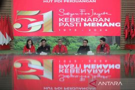 HUT PDI Perjuangan ke-51, Jokowi belum dapat udangan