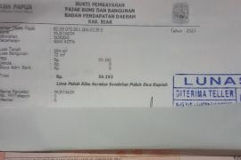 Bapenda Biak gandeng kantor Pos-BNI melayani pembayaran PBB