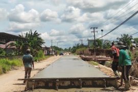 Progres proyek jalan di Tanah Grogot capai 88 persen