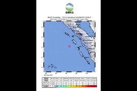 Gempa M5,1 di wilayah Nias Barat tidak berpotensi tsunami