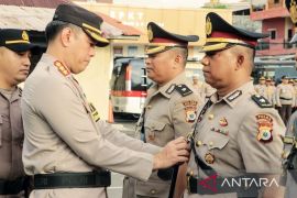 Kapolresta Ambon pimpin sertijab tiga PJU Polresta