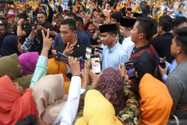 Gibran hadiri Apel Sholawat Kebangsaan