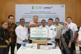 PT RAPP salurkan bantuan alat kesehatan di Kuansing