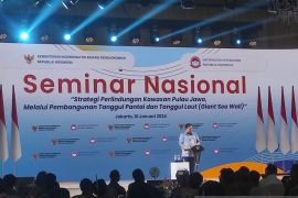 Menko Airlangga sebut pemerintah akan bangun tanggul laut guna antisipasi banjir rob di Jawa