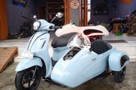 Jadi Inspirasi, Ini Tampilan Modifikasi Yamaha Filano Hybrid-Connected