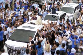 Hari ke-46 kampanye, Prabowo di Jakarta, Gibran di BSD