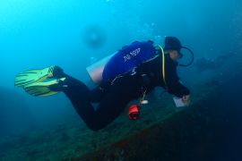 Periset BRIN gali nilai arkeologis dan sejarah kapal SS Aquila di Teluk Ambon