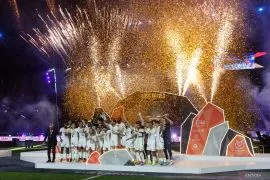 Hattrick Vinicius bawa Real Madrid lumat Barcelona 4-1 di Piala Super Spanyol