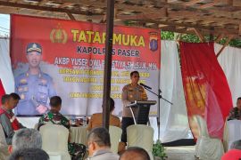 Kapolres Paser: Sambut pemilu dengan gembira dan jaga kamtibmas