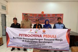 Pemkab Sarolangun apresiasi bantuan bencana banjir SKK Migas-PetroChina Bangko