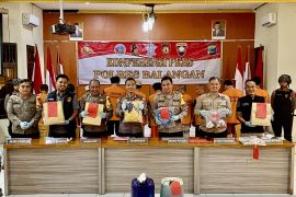 Polres Balangan ungkap lima perkara pada awal Januari 2024