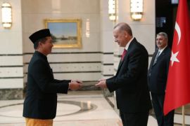 Dubes RI Achmad Rizal serahkan surat kepercayaan ke Presiden Turki Erdogan