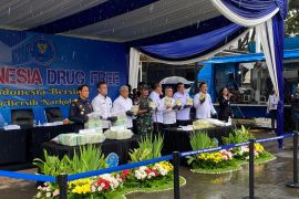 BNN musnahkan 20,9 kilogram sabu dan 11,34 gram ganja