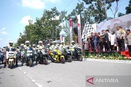 Polda Riau bersama parpol deklarasi tertib berlalulintas jelang pemilu