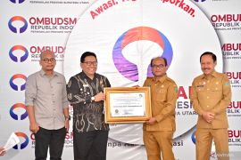 Pemkot Padangsidmpuan raih predikat zona hijau dari Ombudsman