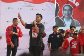 Kampanye terbuka PSI di Kediri