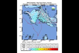 BMKG: Gempa 5,4 guncang wilayah barat daya Kaimana, Papua Barat
