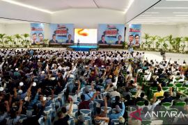 Relawan Tim Dozer Tanah Bumbu deklarasi menangkan Prabowo-Gibran
