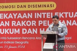 Realisasi pedaftaran HAKI pada 2023 capai 1.601