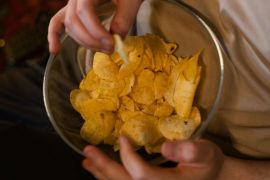 Keripik panggang tak selalu lebih sehat