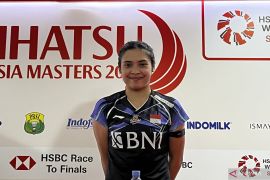 Gregoria melaju ke 16 besar
