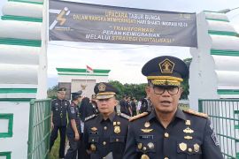 Hari Bhakti Imigrasi ke-74, Kemenkumham Banten gelar upacara tabur bunga