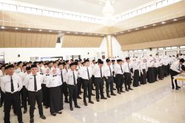 Ratusan penjabat fungsional dan PNS Pemkab Tangerang dilantik.