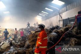 Gudang tembakau di Pamekasan hangus terbakar
