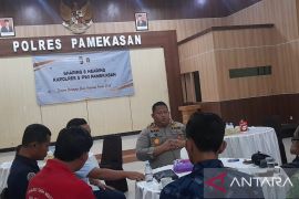 Kapolres Pamekasan ajak media proaktif mendorong partisipasi pemilih