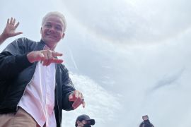 Ganjar diteriaki "Presiden Rakyat" di Pasar Projo Ambarawa