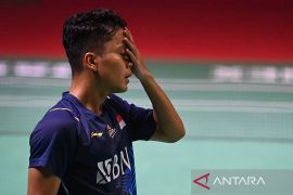 Dikalahkan pebulu tangkis Kanada, Ginting gagal ke final Indonesia Masters