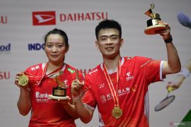 Zheng/Huang juara ganda campuran Indonesia Masters 2024 di Istora