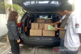Ribuan surat suara pengganti tiba di KPU Surakarta