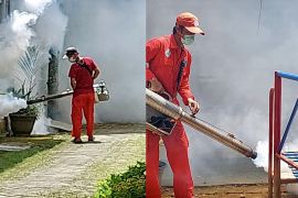 Belum KLB, Dinkes HST lakukan "fogging" sikapi peningkatan kasus DBD