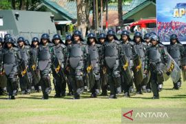 Kodam XI/Pattimura gelar apel pasukan untuk kesiapan amankan Pemilu 2024