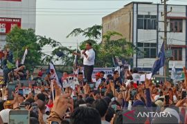 Anies sampaikan pesan perubahan saat kampanye di Sumatera Utara