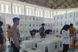 Polisi kawal ketat pergeseran surat suara Pemilu 2024 di Rohil
