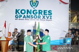 Gus Yaqut pesan kepada kader Ansor dan Banser solid di bawah Addin Jauharuddin