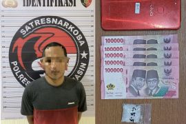 Polresta Banjarmasin ringkus penjaga malam miliki sabu di parkiran hotel