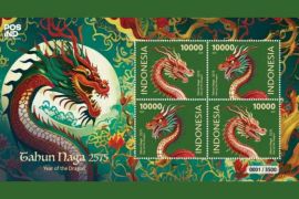 PT Pos Indonesia terbitkan prangko naga sambut tahun kemakmuran