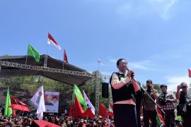 Kampanye Akbar di Batam, Mahfud MD komitmen sejahterakan pekerja