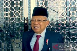 Ma'ruf Amin sampaikan Selamat Hari Pers Nasional