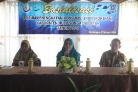 Sosialisasi FORIKAN HSS kampanyekan gemar makan ikan