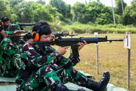 Lanud RSA Natuna gelar latihan menembak asah kemampuan personel