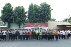 Tiga pilar di Lumajang apel gelar pasukan dan patroli jelang pemilu