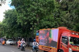 Pemkot Mojokerto manfaatkan mobil videotron sosialisasikan pemilu