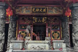 Wihara berusia 134 tahun di Medan berbenah  jelang Imlek 2024