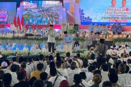 AHY ajak masyarakat Surabaya menangkan Prabowo-Gibran