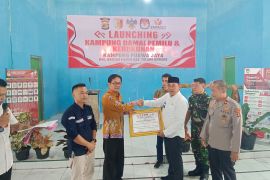 Polres Tulangbawang deklarasikan 8 Kampung Damai Pemilu