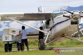 Pengiriman logistik Pemilu 2024 di Papua Pegunungan